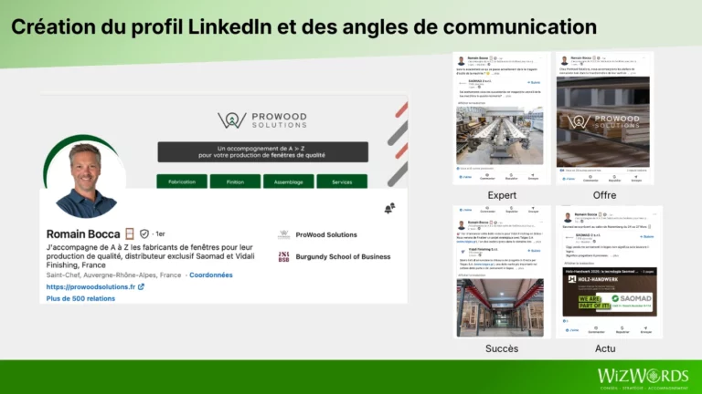 Formation au social selling et création profil et angle de communication LinkedIn