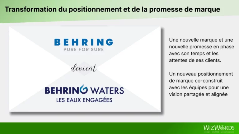 Une nouvelle marque et une nouvelle promesse, engagée, en phase avec son temps et les attentes de ses clients.